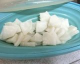 鶏むね大根　生姜照り焼き♪作り方2写真
