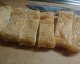 栃尾揚げ～シンプル鰹節＋ポン酢作り方2写真