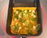 コロコロ角チーズとネギの卵焼き（お弁当）作り方5写真