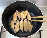 舞茸の香り豊か＊味しみ手羽と厚揚の旨煮作り方7写真