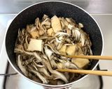舞茸の香り豊か＊味しみ手羽と厚揚の旨煮作り方10写真