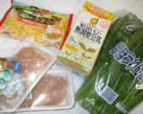 簡単クリーム煮♪鶏肉とほうれん草と豆乳作り方1写真