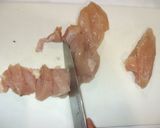 白菜鶏むね肉豆乳のクリーム煮♪簡単咳に作り方3写真