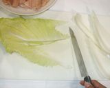 白菜鶏むね肉豆乳のクリーム煮♪簡単咳に作り方4写真