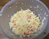 お弁当にも☆じゃが芋&カニカマの簡単焼き作り方3写真