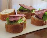 ローストビーフ×パルメザンチーズバゲット作り方3写真