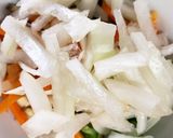 全てレンジビビンバ風タコライス丼作り方5写真
