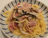 キノコのクリームパスタ☆クリスマスにも作り方7写真