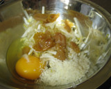 ★簡単♪もやしと梅干しでお好み焼き★作り方1写真