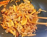 ☆★豚肉ときのこの中華風炊き込みご飯☆★作り方4写真