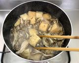 舞茸の香り豊か＊味しみ手羽と厚揚の旨煮作り方14写真