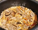 ☆★豚肉ときのこの中華風炊き込みご飯☆★作り方8写真