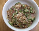 ツナなめたけ丼～こぶたアレンジ～作り方2写真