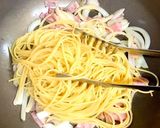 たっぷりカマンベールのカルボナーラ♬作り方6写真
