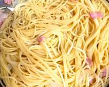 たっぷりカマンベールのカルボナーラ♬作り方7写真