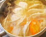 手作り餃子で野菜たっぷり水餃子鍋❤︎⃜作り方4写真