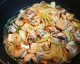 変わり種の月見親子丼作り方7写真