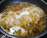 簡単！カツ丼☆とろとろ玉葱作り方3写真