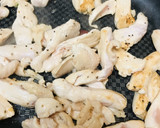 鶏肉と豆苗のみりんしょう油焼き作り方1写真