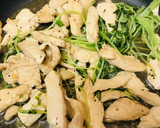 鶏肉と豆苗のみりんしょう油焼き作り方3写真