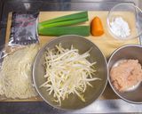 もやしあんかけ醤油ラーメン作り方1写真