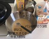 蓋でふんわり！時短節約フレンチトースト☆作り方1写真