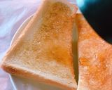 朝食メープルシロップ✨甘塩っぱいトースト作り方2写真