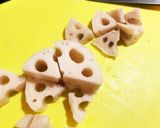 かぼちゃとレンコンのカレー風味温サラダ作り方2写真