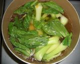 チンゲン菜＆玉子のサンラータン作り方1写真