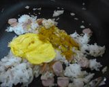 大葉たっぷり!カレー粉チャーハン♪作り方5写真