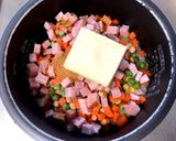 超かんたん!牛こま肉乗せ炊き込みピラフ作り方1写真