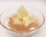 簡単♪りんごヨーグルト 〜おろし&角切入作り方3写真