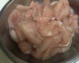 鶏ササミの青椒肉絲風作り方2写真
