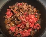 超かんたん!牛こま肉乗せ炊き込みピラフ作り方2写真