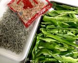 ピーマンとおじゃこの佃煮風作り方1写真