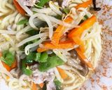 レンジ茹で中華麺野菜たっぷり味噌ラーメン作り方14写真