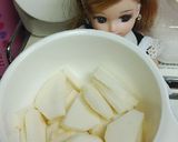 リカちゃん♡里芋ベーコン柚子胡椒バタ炒め作り方4写真