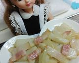 リカちゃん♡里芋ベーコン柚子胡椒バタ炒め作り方32写真