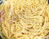 たっぷりカマンベールのカルボナーラ♬作り方10写真