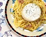 たっぷりカマンベールのカルボナーラ♬作り方13写真