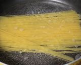 月見クリームパスタ作り方1写真