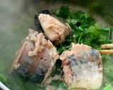 サバ缶水煮と大根の葉のみぞれ煮　超簡単作り方4写真