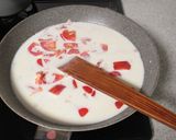 月見クリームパスタ作り方5写真