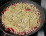 月見クリームパスタ作り方6写真