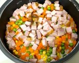 パリパリ鶏乗せピラフ作り方1写真