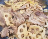 牛肉とレンコンの照り焼き✩.*˚作り方5写真