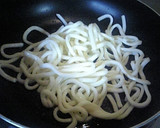 ■和風焼きうどん■ネギ編作り方1写真