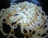 ■和風焼きうどん■ネギ編作り方2写真
