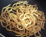 ■和風焼きうどん■ネギ編作り方3写真