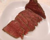 お家で簡単!焼いて湯煎、ローストビーフ!作り方13写真